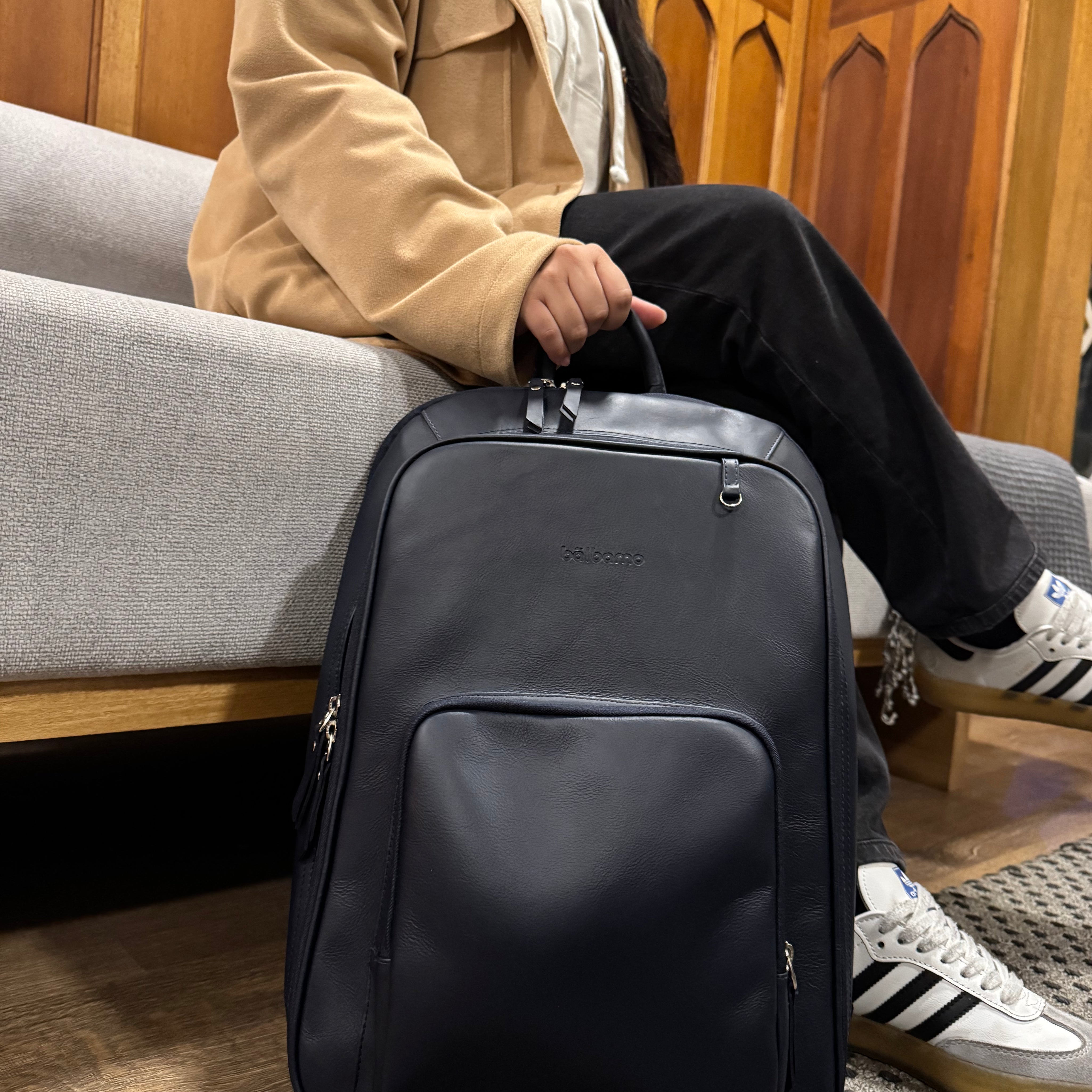 Morral "Classic Backpack" en Cuero Manchester