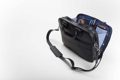 Briefcase Double Pocket Cuero / Manchester