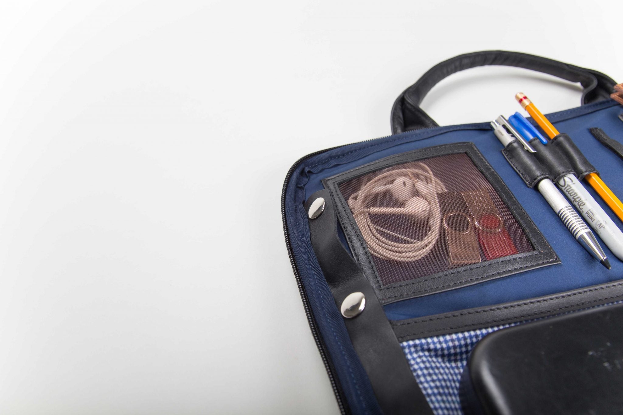 Briefcase Double Pocket Cuero / Manchester