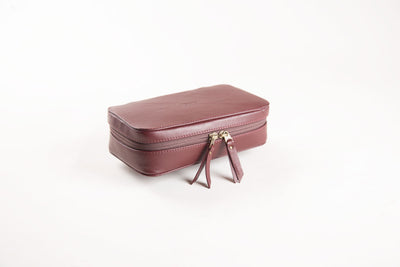 Tech Case Leather / Portacables Cuero Medium